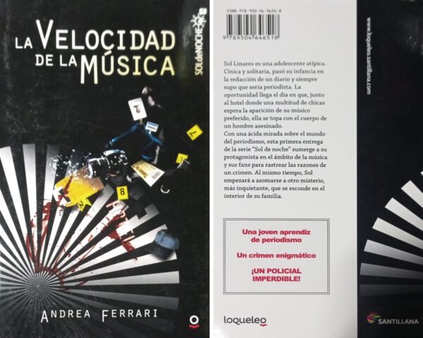 OBRA LITERARIA: LA VELOCIDAD DE LA MÚSICA