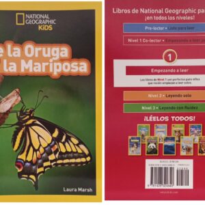 NATIONAL GEOGRAPHIC READERS: DE LA ORUGA A LA MARIPOSA (CATE