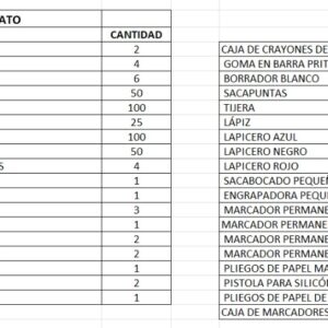 BOLSA DE UTILES BJ 5TO BACH CICLO 2026