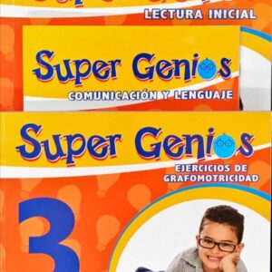 SUPER GENIOS 3 PACK L.CARTA LECT COMUNI GRAFIMOTRICIDAD