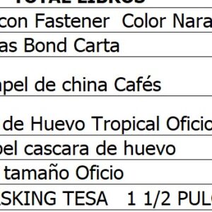 PAPELERIA TERCERO PRIMARIA